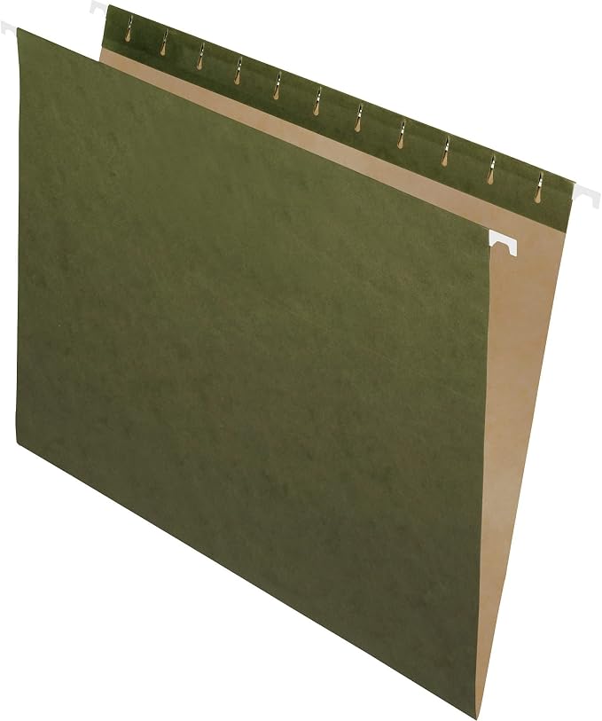 Pendaflex Recycled Hanging Folders, Letter Size, Standard Green, Standard Green - Image 4