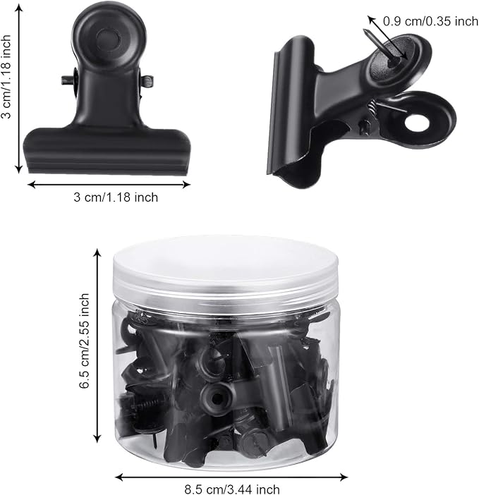 Outus 30 Pcs Push Pins Clips Thumb Tacks - Image 2