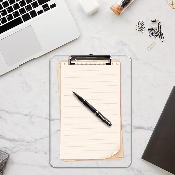 Plastic Clipboards Set of 30, A4 Acrylic Clear Board 8.5x11 | Transparent - Image 7