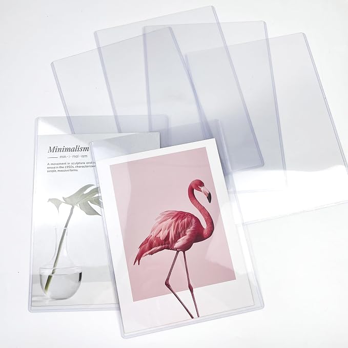 Rainmae 12 Pack 8.5" x 14" Rigid Print Protectors, Paper Sleeves Photo Plastic - Image 7