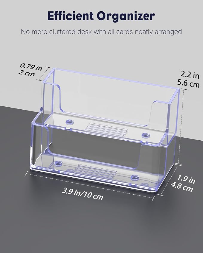 Uniclife Acrylic Business Card Holder - Image 2