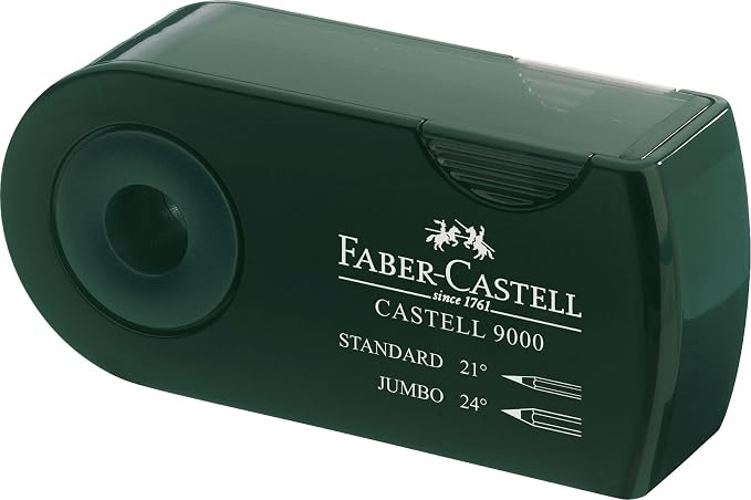 Faber-Castell F582800 Double Hole Sharpener Green by Faber-Castell