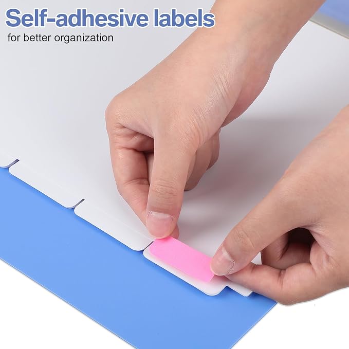 Thenshop 40 Sets/200 Pack Binder Dividers, Letter Size 9 X11.5 Inch 5 Tab - Image 5