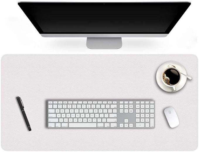 17 X 36 Inch Office Desk Pad Table Protector on Top of Desks PU Leather Desk by EasyEasyLife