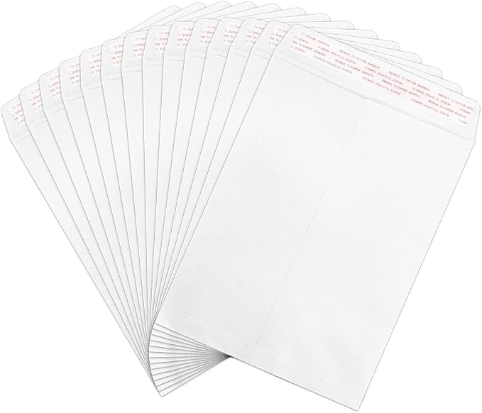 Catalog 9x12 Envelopes Self Seal 100 PCS, Goefun Large White Mailing Envelopes by Goefun