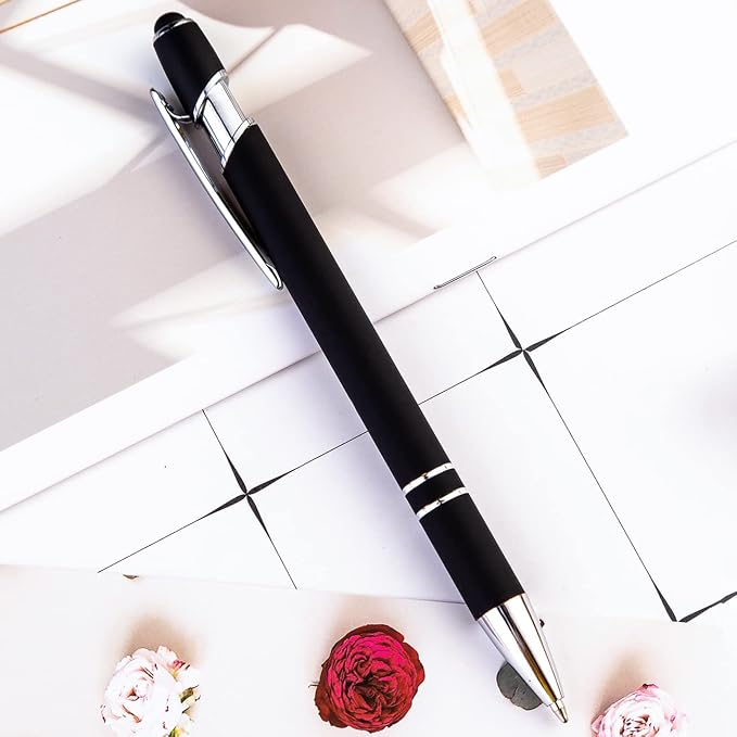 PASISIBICK 12-Piece Black Ballpoint Pen - Image 9