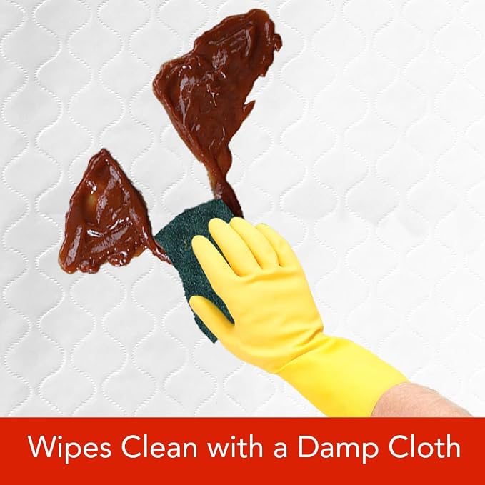 LAMINET - Deluxe Cushioned Heavy-Duty Quilted Table Pad Protector - Image 4