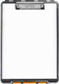 Dexas Clearview Clipcase Dry Erase clipboard, 13.75 x 9.5 Inch, Stay Organized by Dexas