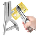 Heavy Duty Hole Punch 1/8 Inch, Single Hole Punch Heavy Duty 2 Inch Reach Deep by Newisdomake