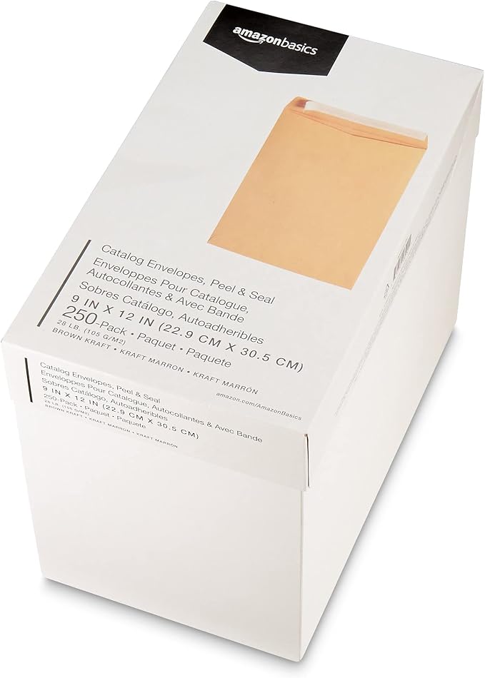 Amazon Basics Catalog Mailing Envelopes, Peel and Seal, 9x12 Inch - Image 7
