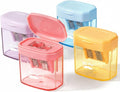Mr. Pen- Manual Pencil Sharpener, 4 Pack, Dual Holes | Compatible by MrPen