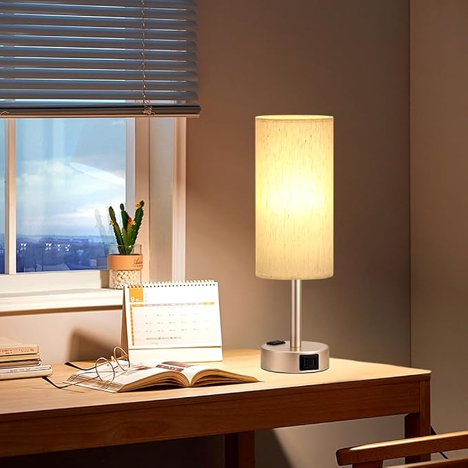 Fenmzee Bedside Table Lamp for Bedroom - Image 7