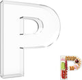 13.8" Extra Large Acrylic Letter Charcuterie Board Box, Reusable Fillable by RUFHVTY