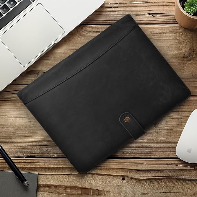Leather Village Leather Portfolio Organizer - Image 8