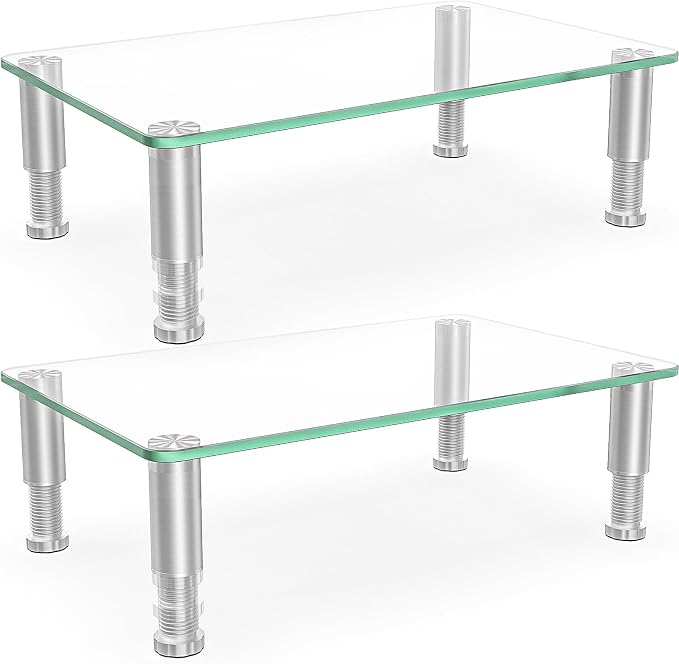 Hemudu 2 Pack Computer Monitor Riser by HEMUDU
