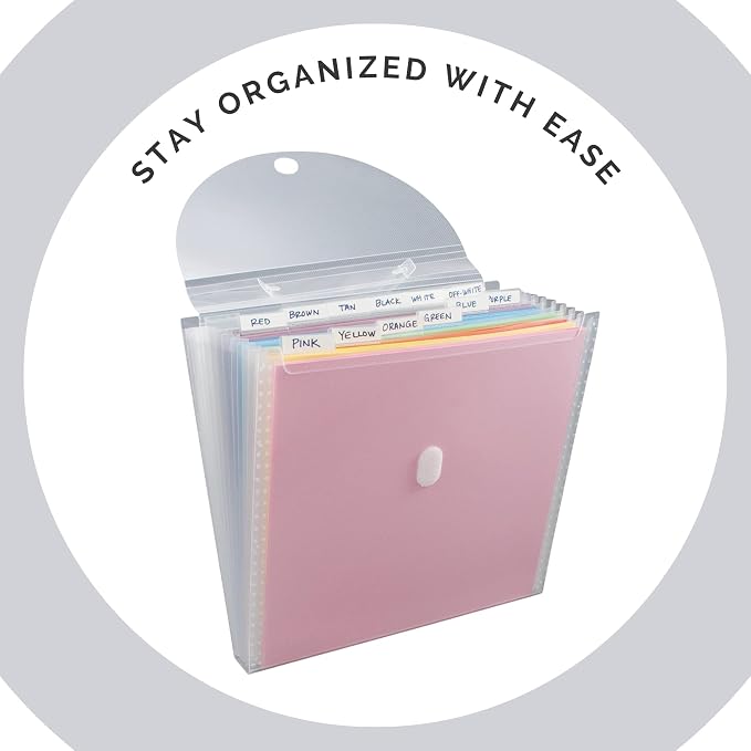 Advantus Expandable Paper Organizer, Accordion File Organizer, Important - Image 2
