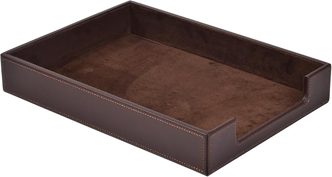 PU Leather Letter Tray by RHCSZ
