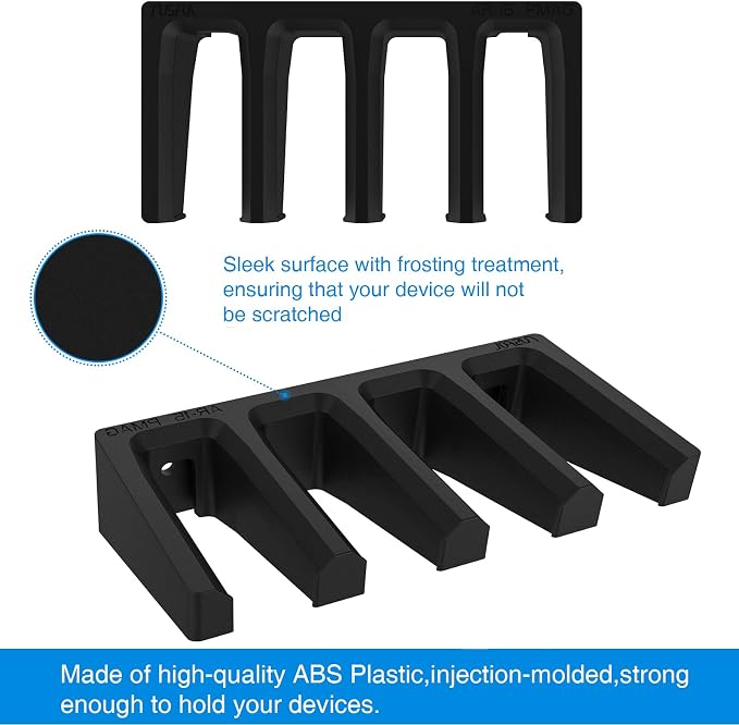 Solid ABS 6X Standard PMAG Wall Mount, Mag Holder, Home Magazine Storage Rack - Image 2