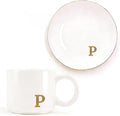 RainVibe Elegant Gift Set for Women – Personalized Monogram Ceramic Mug & by Unknown