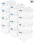 Sterilite 12-Pack Latching Box, 64 Quart by Sterilite