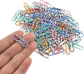 HAHIYO Paper Clips 1.1 inches Length Striped Paperclips Vinyl Coated Prevent by HAHIYO