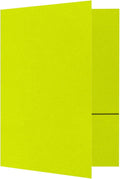 9 x 12 Presentation Folders in 100 lb. Wasabi by LUXPaper
