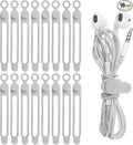 16Pcs Silicone Cable Ties Cord Organizer by ELECTRONICSORGANIZATION