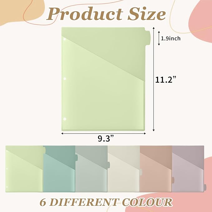 Epakh 48 Pcs Binder Dividers for 3 Rings Binders Index Dividers - Image 2