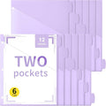 Epakh 12 Pcs Binder Dividers for 3 Rings Binders Index Dividers by Epakh