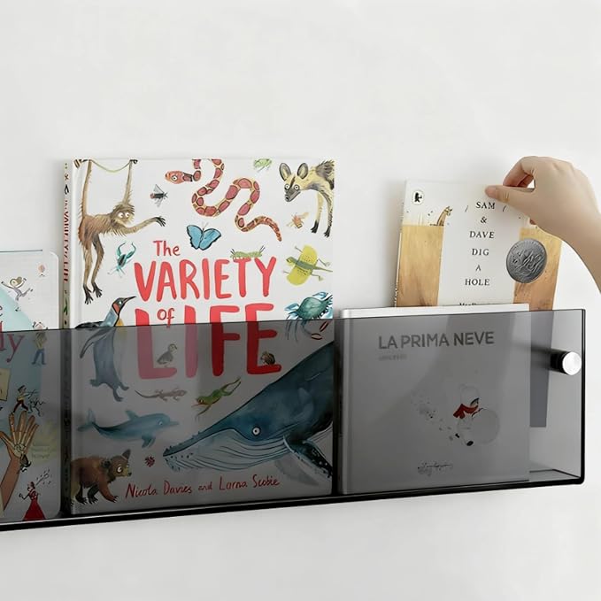 ROYALITA 2-Pack Acrylic Magazine Holder Brochure Holder, Fashion Hanging - Image 4