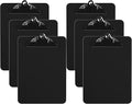 Pack of 6 Plastic Clipboards by DAVISGROUP