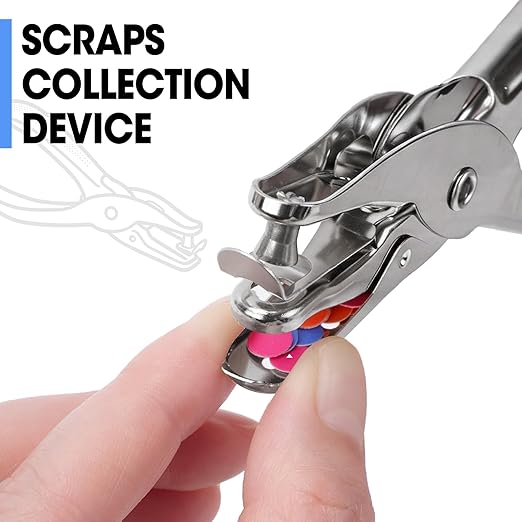 6 Pack Single Hole Punch, 1/4" Paper Hole Puncher - Image 4
