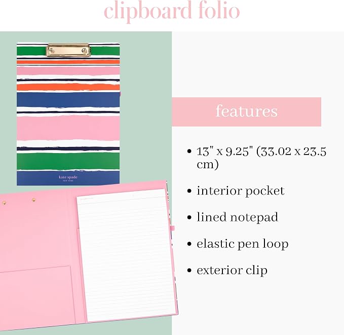 kate spade new york A4 Clipboard Folio - Image 4