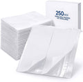 Glenmal 250 Pcs 7" x 5.5" Resealable Packing List Envelopes Clear Self-adhesive by Glenmal
