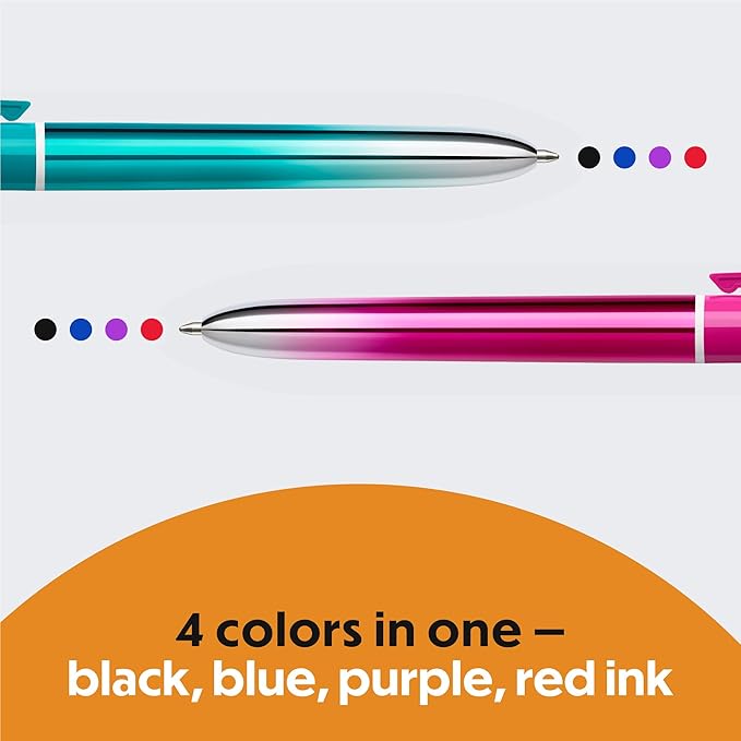 BIC 4 Color Smooth Gradient Retractable Ballpoint Pen - Image 5