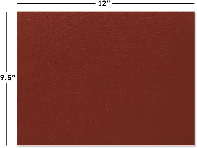 Fine Stationery Plain Burgundy Certificate Folders - Image 2