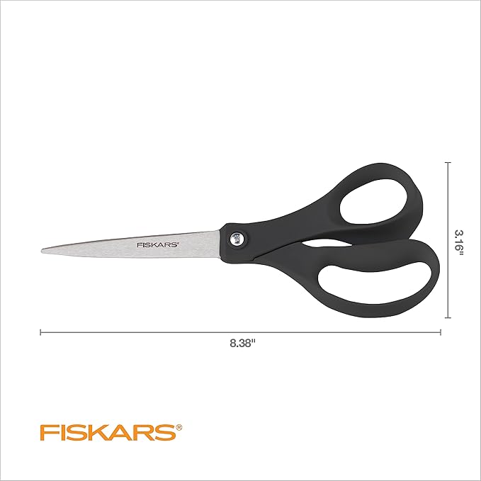 Fiskars 8” Everyday Stainless Steel Scissors - Image 6