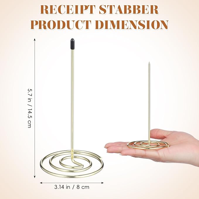 NUOBESTY 2Pcs Restaurant Ticket Stabber - Image 2