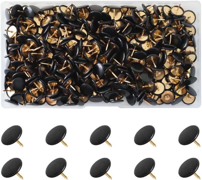 300 PCS Thumb, Tacks Plastic Round Head Thumbtack, Plastic Roundness Push Pins by Unknown