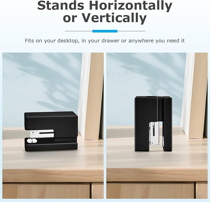 Mini Stapler - Small Cute Desk Staplers - 25 Sheet Capacity - Image 2