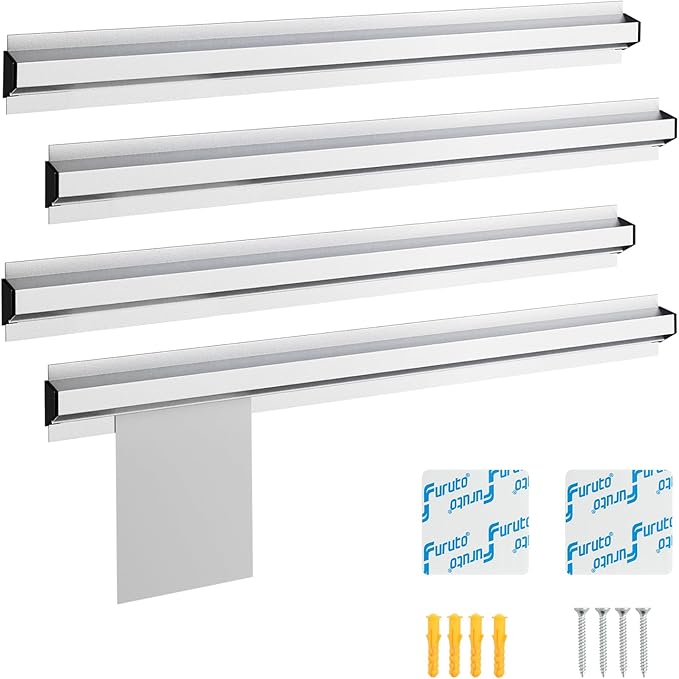 4 Pack 24 Inch Aluminum Ticket Holder by Unknown