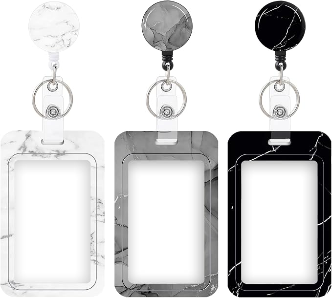 3 Set Heavy Duty Badge Holder by COOKOOKY