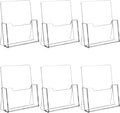 Acrylic Brochure Holder 8.5 x 11 inch 6 Pack by SUNQEBO