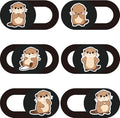 6Pcs 6 Styles Otter Cute Laptop Camera Cover Privacy Guard Accessories by PRESSINART