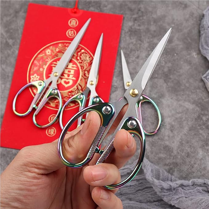 5" All Stainless Steel Office Scissors, Ultra Sharp Blade Shears, Sturdy Sharp - Image 6
