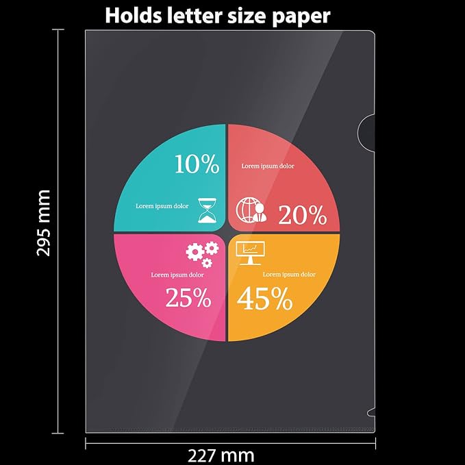 WOT I Plastic Clear Document Folders - Image 5