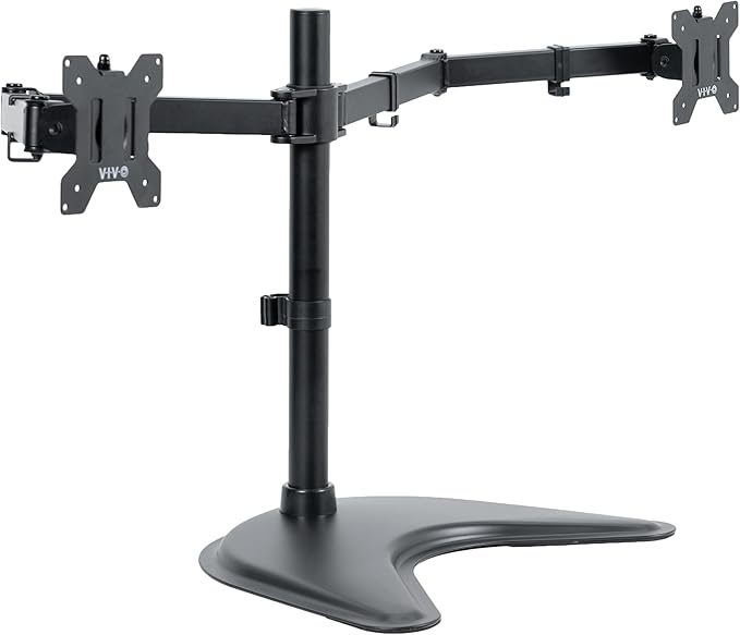VIVO Dual LED LCD Monitor Free-Standing Desk Stand by Unknown