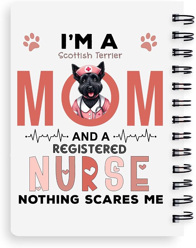 Ninety3POD I'm a Scottish Terrier Mom and a Registered Nurse Nothing Scares Me - Image 2