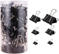 200PCS Binder Clips Paper Clamps Assorted Sizes, Mini and Micro, 6 Sizes by Unknown