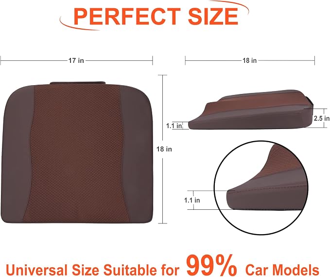Lofty Aim Car Seat Cushion, Comfort Memory Foam Car Cushions - Image 7